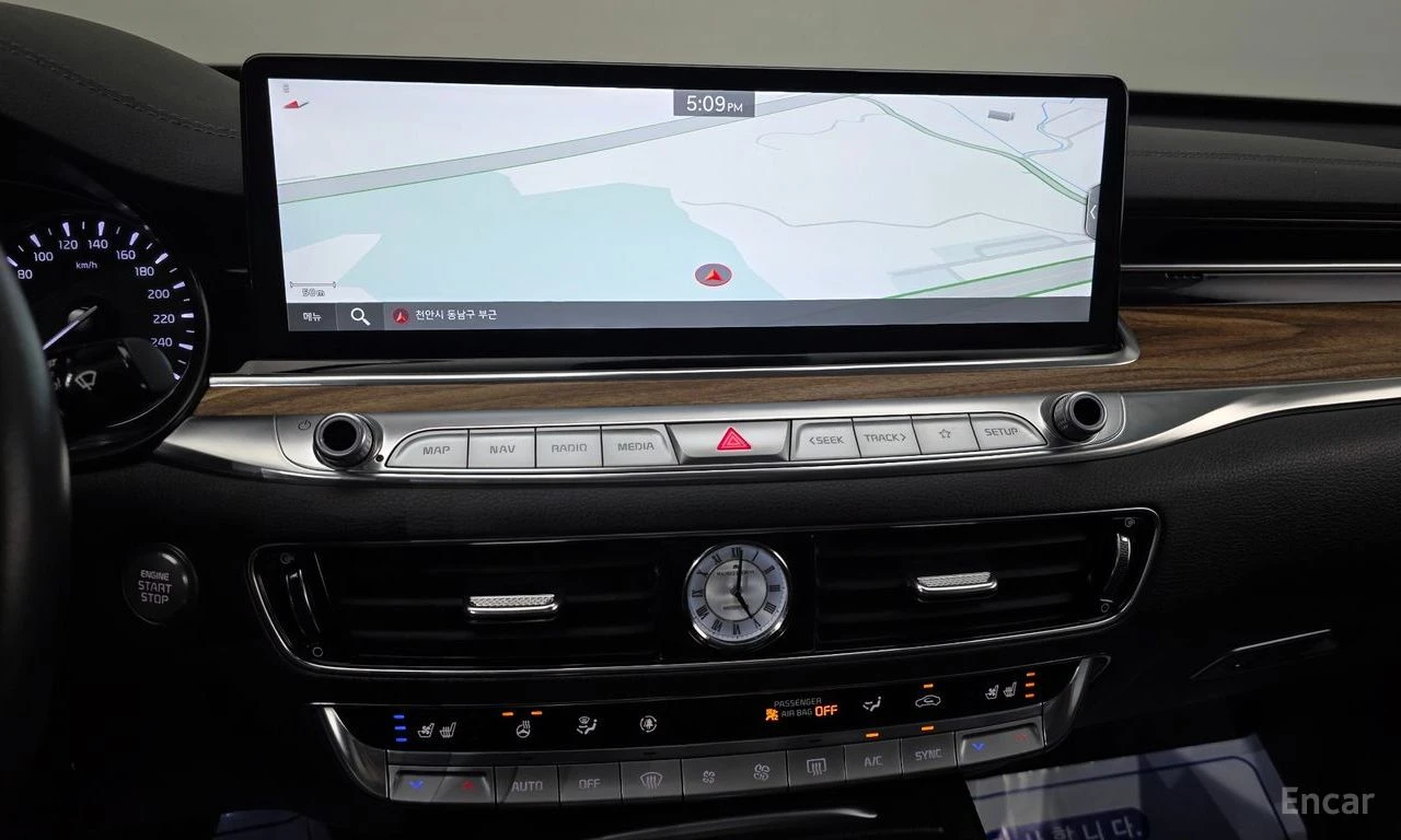 Kia K8 3.8* PLATINUM* ОБДУХВАНЕ* ХЕДЪП* КАМЕРА* LANE* ASS, снимка 8 - Автомобили и джипове - 54822358