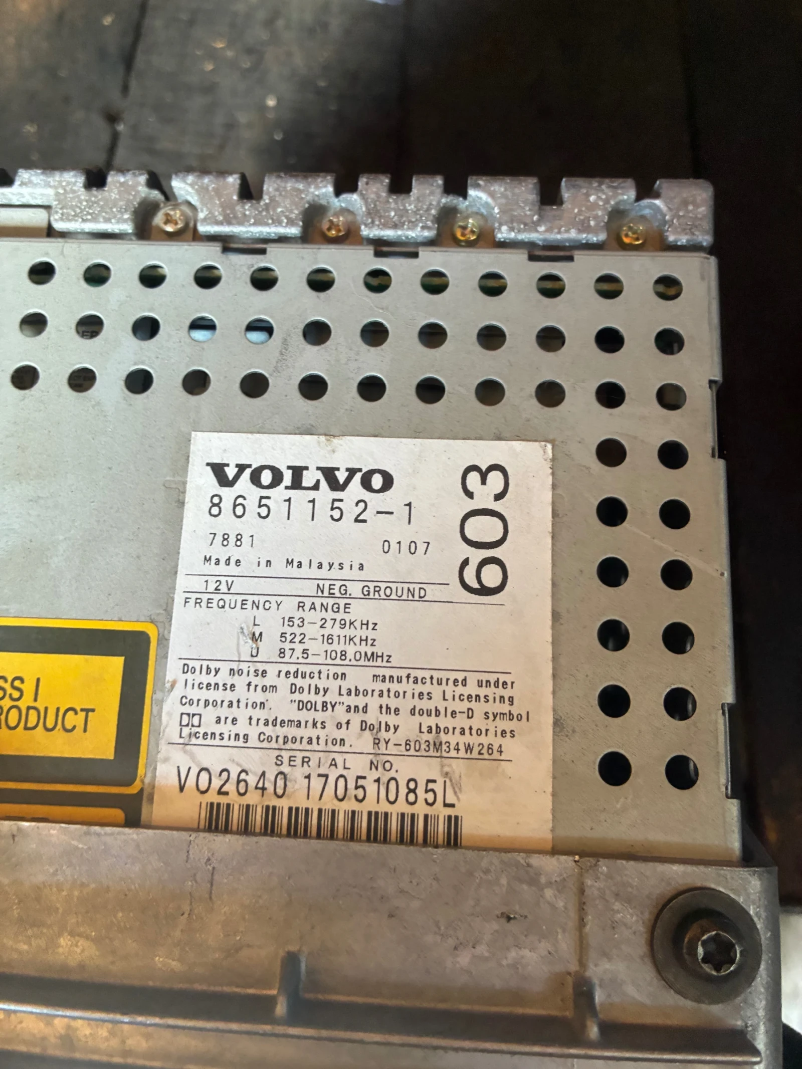 Cd Radio Volvo Xc 70. S60,S80,V70  /�� ����� ������ ����� �� 70.  | Mobile.bg � ����������� 2