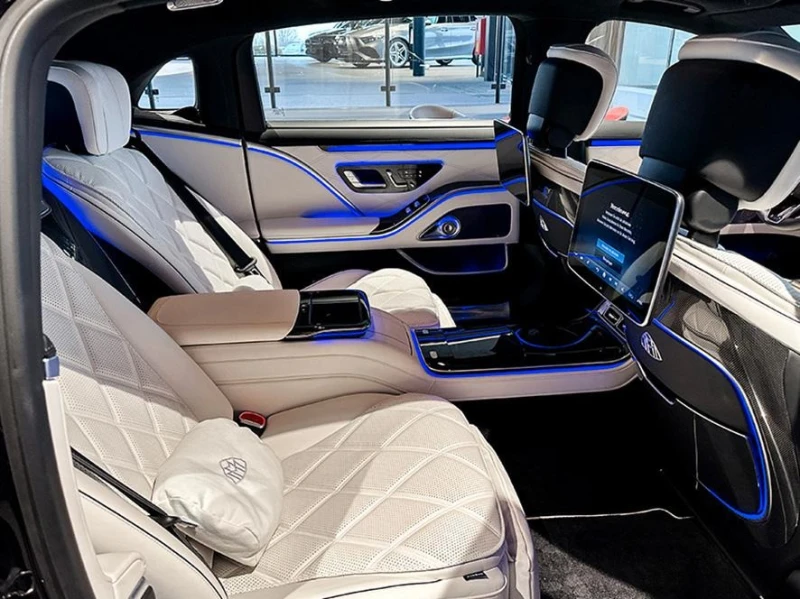 Mercedes-Benz S 680 MAYBACH/MANUFAKTUR/FIRST CLASS/DRIVE PILOT/BURM 4D, снимка 12 - Автомобили и джипове - 52447403