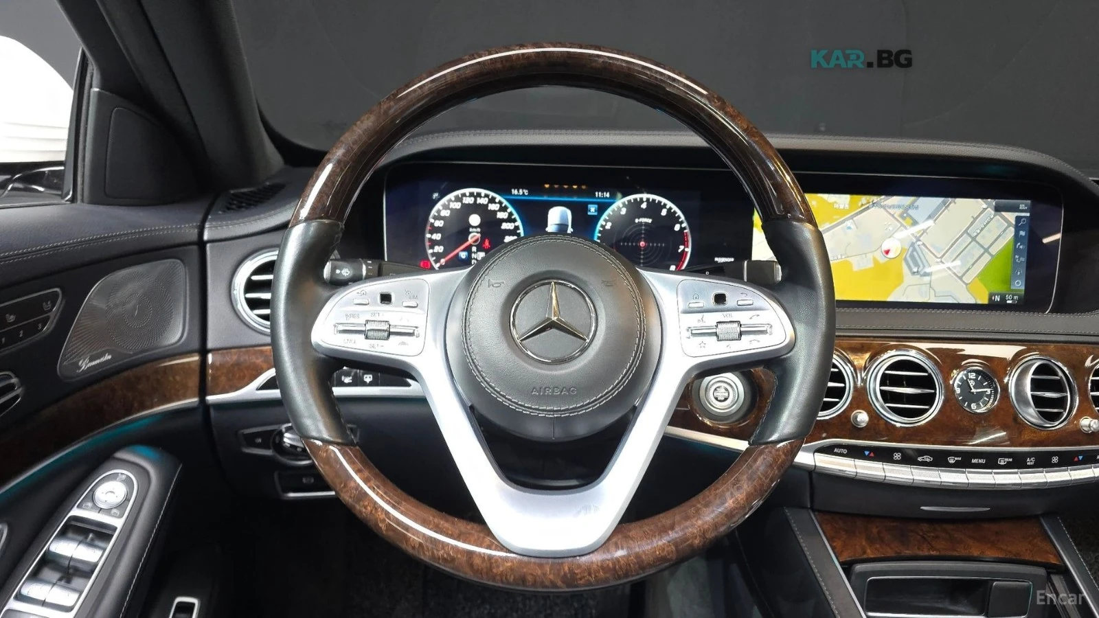 Mercedes-Benz S 560 LONG / SOFT-CLOSE / DISTRONIC / HEADUP / 360 /FULL, снимка 12 - Автомобили и джипове - 54892036