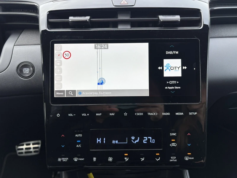 Hyundai Tucson N-line, 1.6 hybrid , 4x4, ГАРАНЦИЯ, снимка 12 - Автомобили и джипове - 53294221