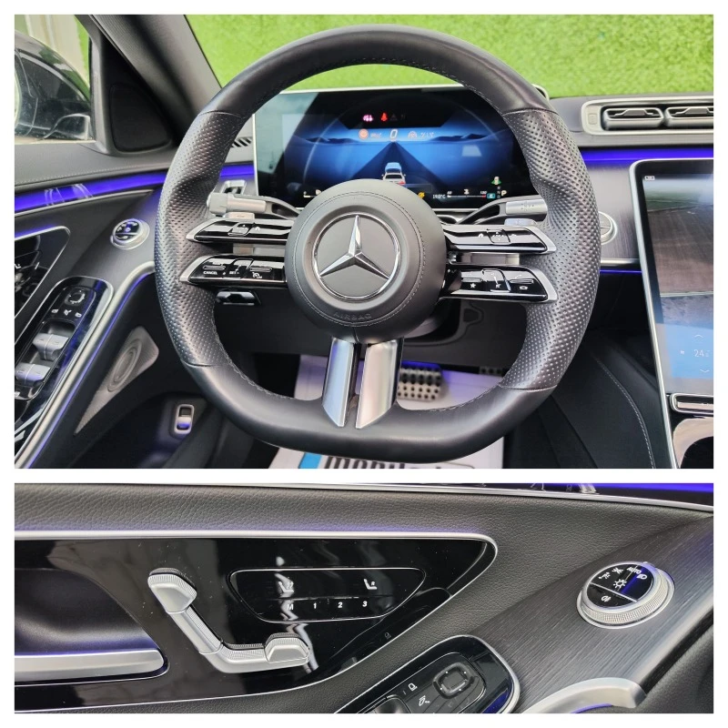 Mercedes-Benz S 350 AMG* 360CAM* BURMESTER* PODGREV* DISTRONIC* LINEAS, снимка 13 - Автомобили и джипове - 40484518