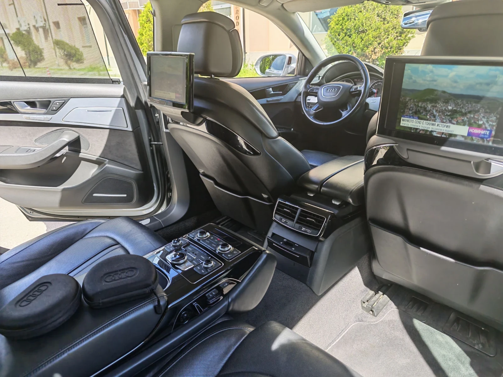 Audi A8 LONG / МАСАЖ/ ОБДУХВАНЕ /ACC/, снимка 9 - Автомобили и джипове - 54721169
