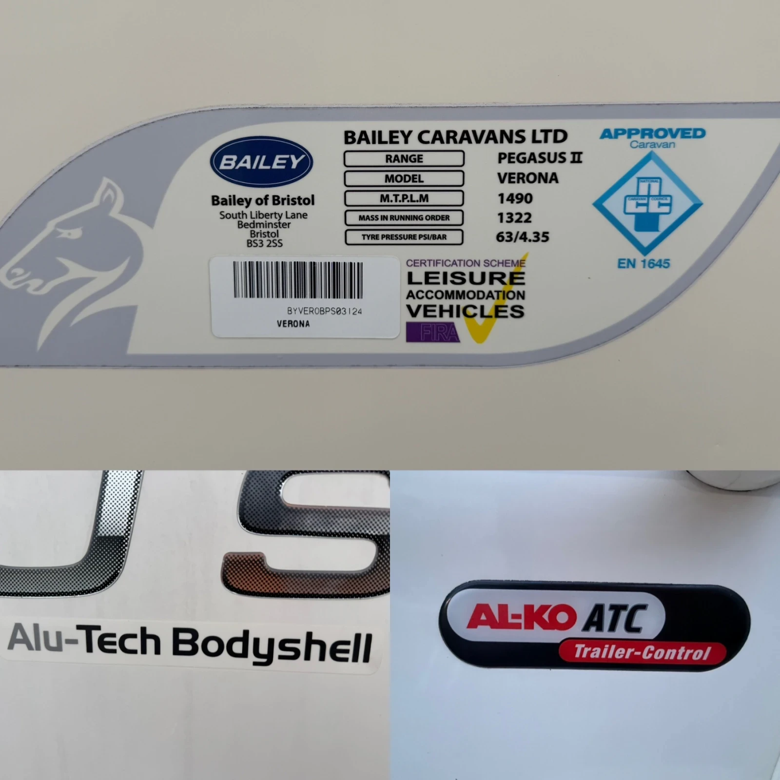 Каравана TEC BAILEY PEGASUS-Alu-Tech Вodyshell-MOVER/ТЕНТА/FULL, снимка 12 - Каравани и кемпери - 53833078
