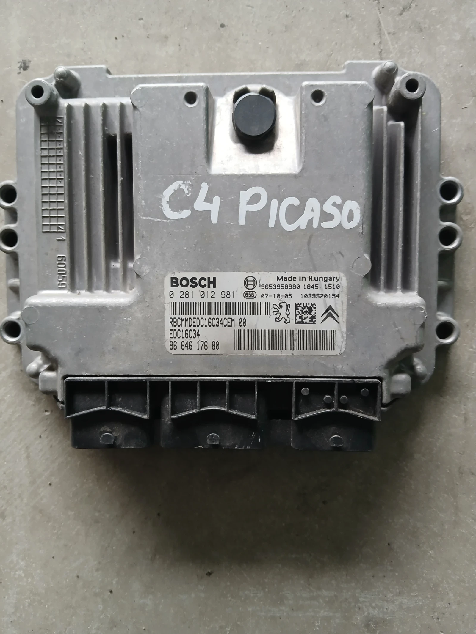 0 281 012 981 Компютър Citro?n C4 Picaso 