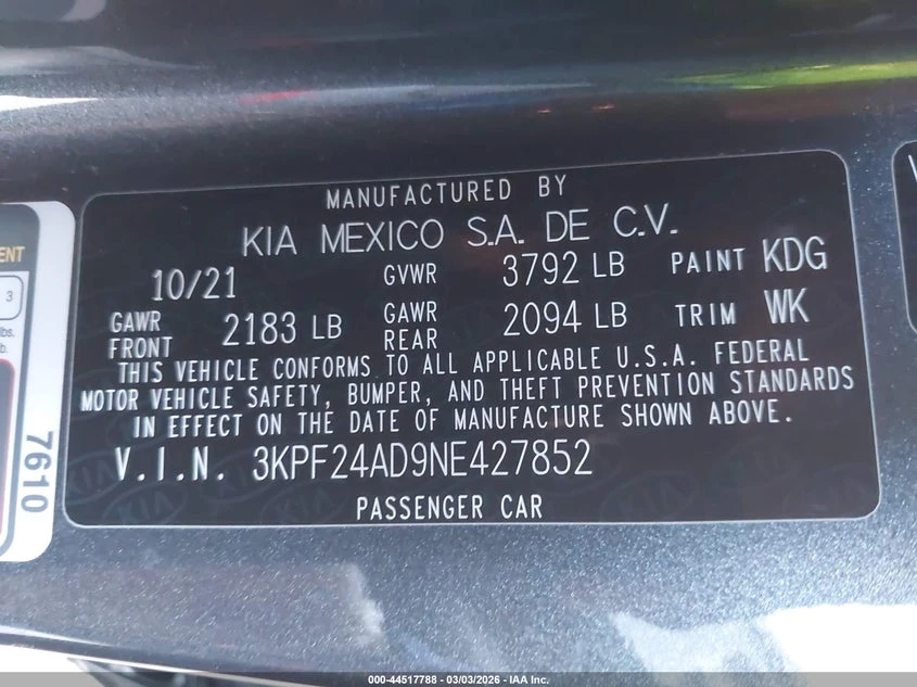 Kia Forte 2.0l Lxs, снимка 9 - Автомобили и джипове - 54078900