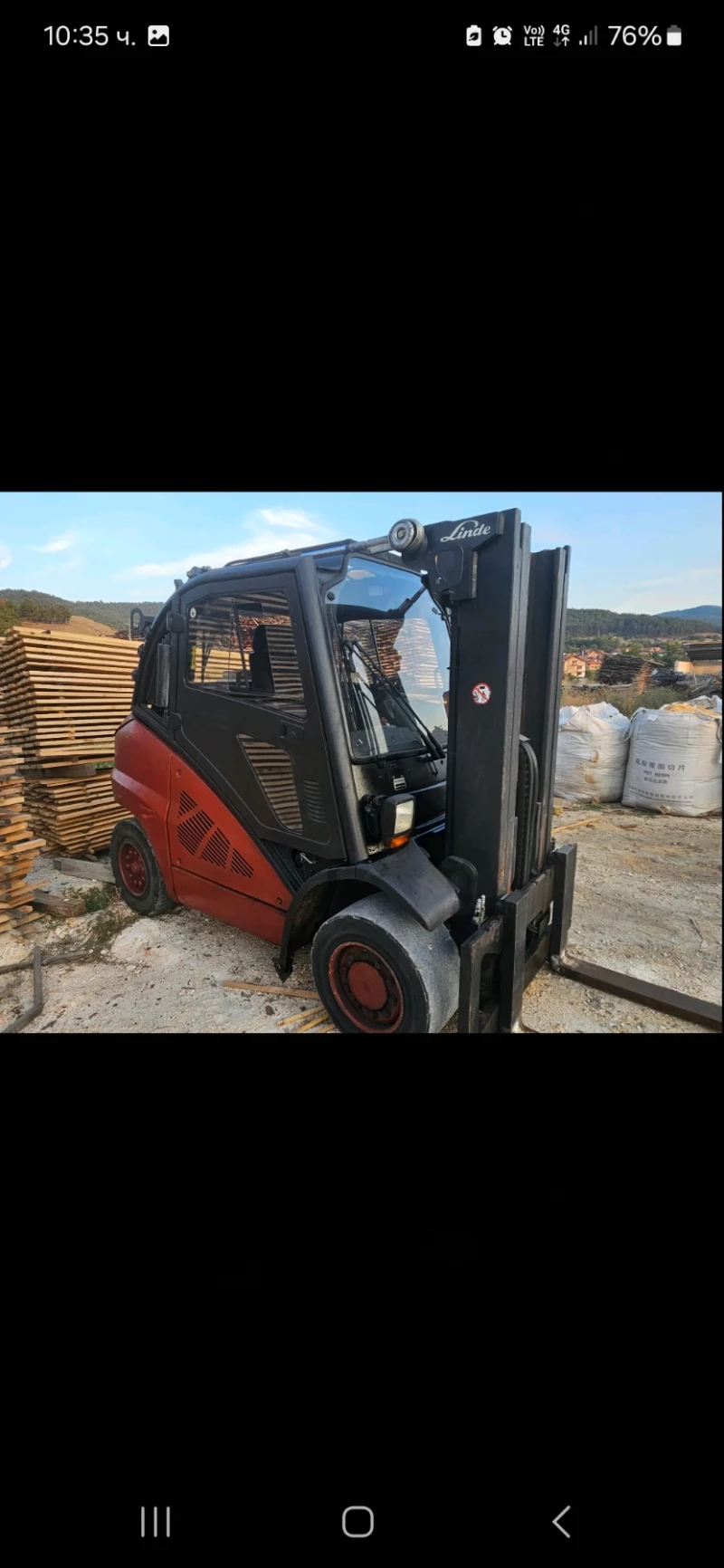 Мотокар Linde Дизел