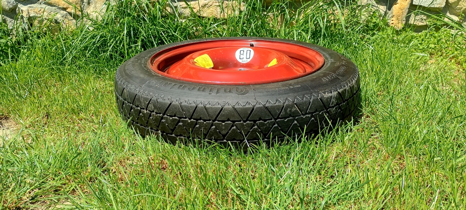Гуми с джанти Continental 125/80R15, снимка 3 - Гуми и джанти - 54678414