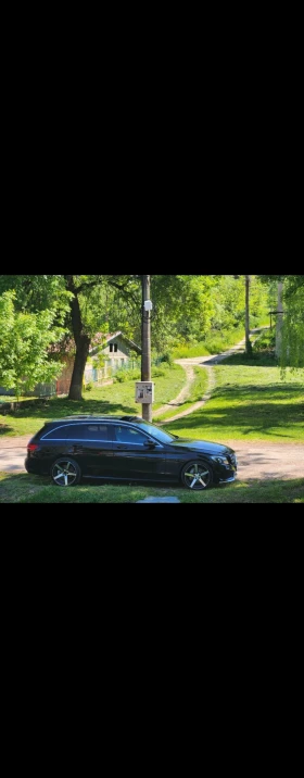 Mercedes-Benz C 180 BLUETEC AMG LINE  ПАНОРАМА КАМЕРА МЪРТВА  ЗОНА, снимка 17