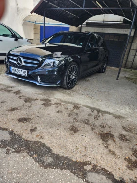 Mercedes-Benz C 180 BLUETEC AMG LINE  ПАНОРАМА КАМЕРА МЪРТВА  ЗОНА, снимка 9