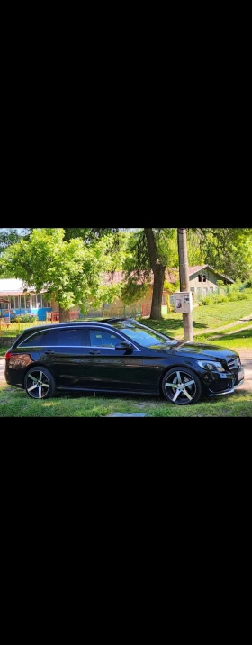 Mercedes-Benz C 180 BLUETEC AMG LINE  ПАНОРАМА КАМЕРА МЪРТВА  ЗОНА, снимка 15