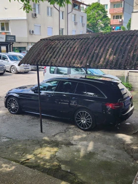 Mercedes-Benz C 180 BLUETEC AMG LINE  ПАНОРАМА КАМЕРА МЪРТВА  ЗОНА, снимка 5