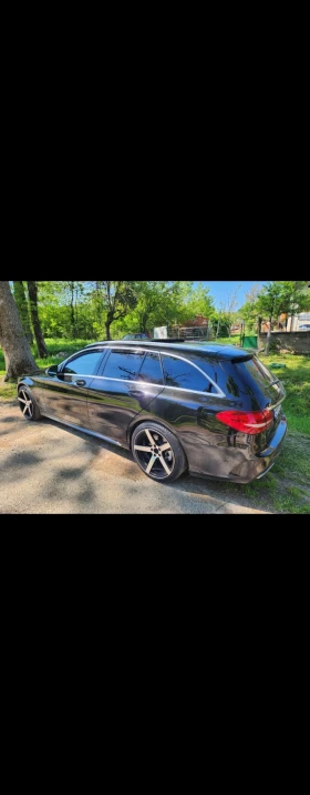 Mercedes-Benz C 180 BLUETEC AMG LINE  ПАНОРАМА КАМЕРА МЪРТВА  ЗОНА, снимка 11