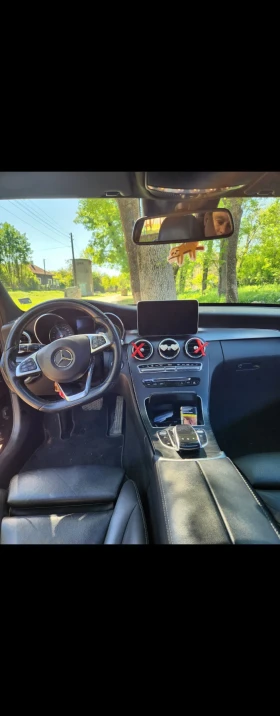 Mercedes-Benz C 180 BLUETEC AMG LINE  ПАНОРАМА КАМЕРА МЪРТВА  ЗОНА, снимка 10