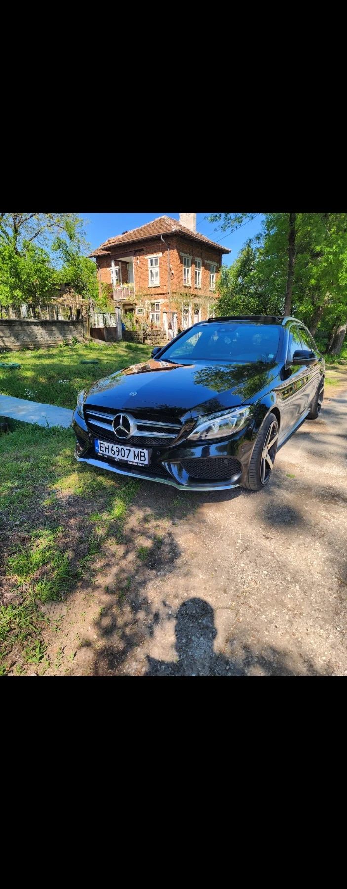 Mercedes-Benz C 180 BLUETEC AMG LINE  ПАНОРАМА КАМЕРА МЪРТВА  ЗОНА, снимка 13 - Автомобили и джипове - 54372683