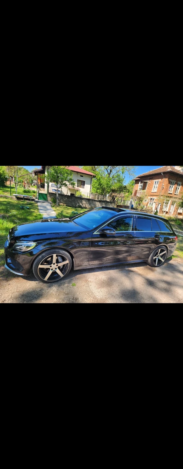 Mercedes-Benz C 180 BLUETEC AMG LINE  ПАНОРАМА КАМЕРА МЪРТВА  ЗОНА, снимка 12 - Автомобили и джипове - 54372683