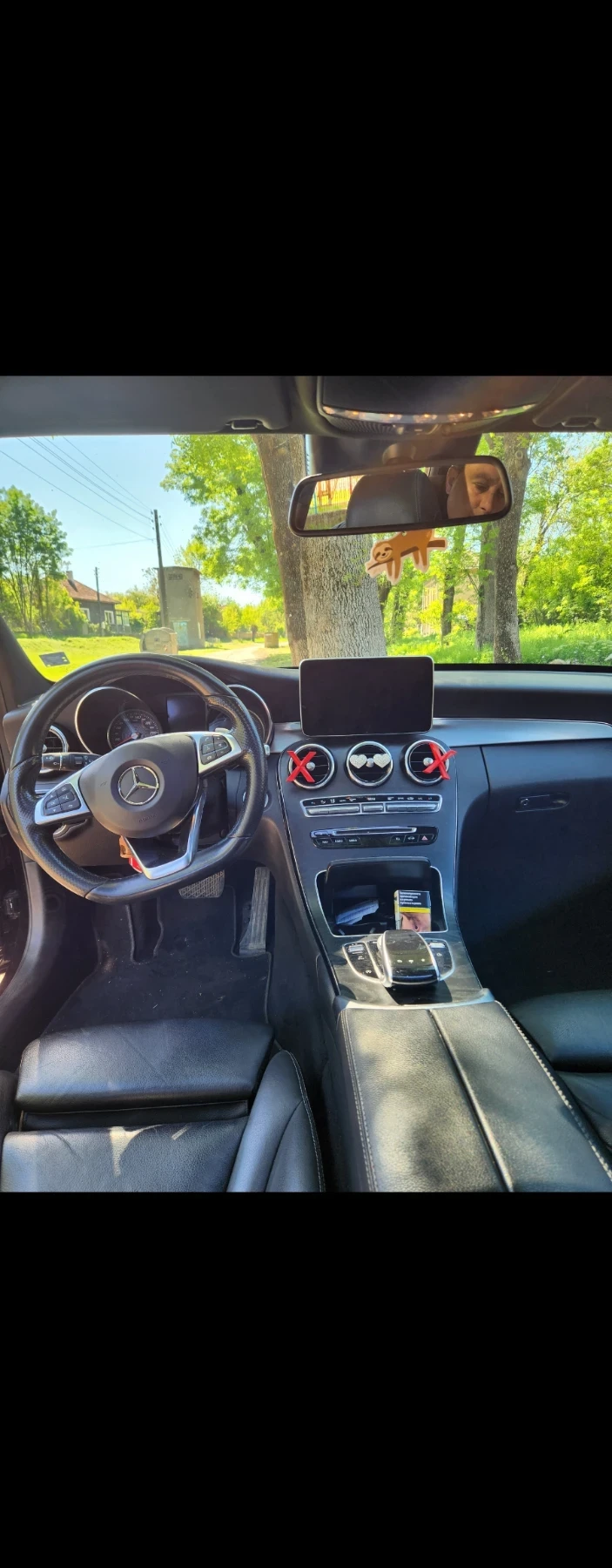 Mercedes-Benz C 180 BLUETEC AMG LINE  ПАНОРАМА КАМЕРА МЪРТВА  ЗОНА, снимка 10 - Автомобили и джипове - 54372683