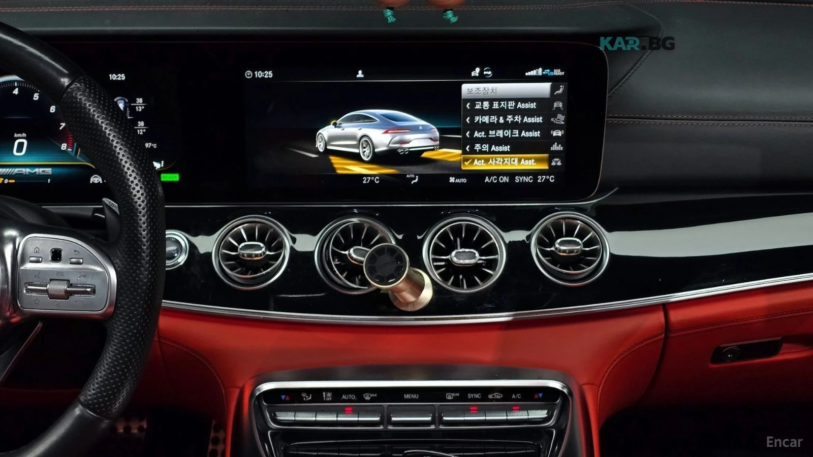 Mercedes-Benz AMG GT 43 4MATIC+ * HUD* КОЖА* ПАНО* ОБДУХВ* 360, снимка 15 - Автомобили и джипове - 55061895