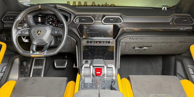 Lamborghini Urus Carbon In&Out* HuD* B&O* Pano* PPF* PearlCapsule, снимка 12 - Автомобили и джипове - 52301318