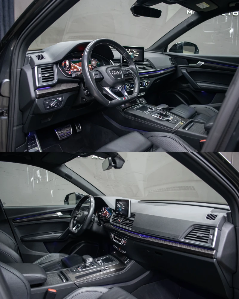 Audi SQ5 BiTDI/HUD/Distronic/Carbon/B&O/ПълнаСервизнаИст., снимка 6 - Автомобили и джипове - 53385647