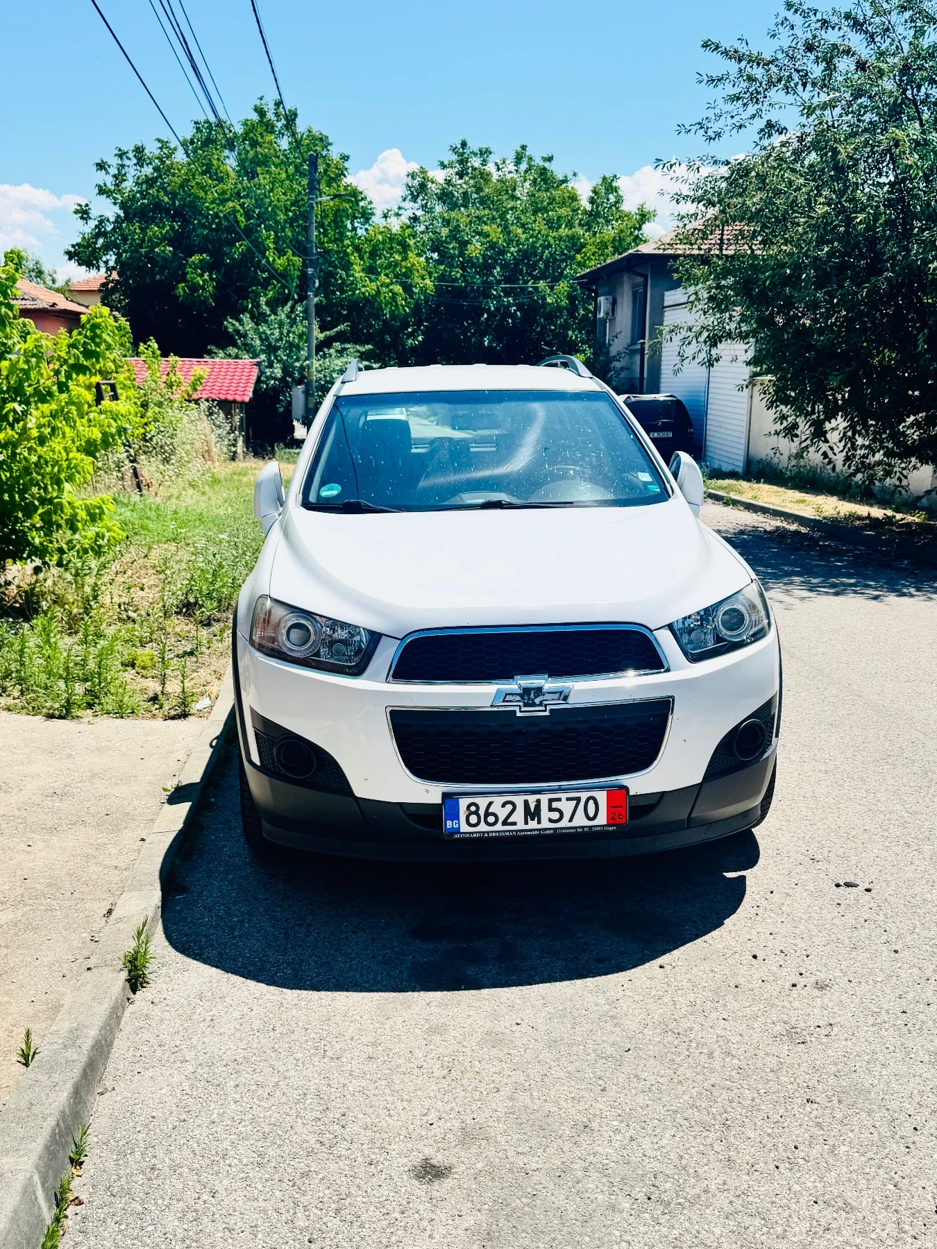 Chevrolet Captiva 2.4 Газ Бензин Бяла Перла топ състояние 