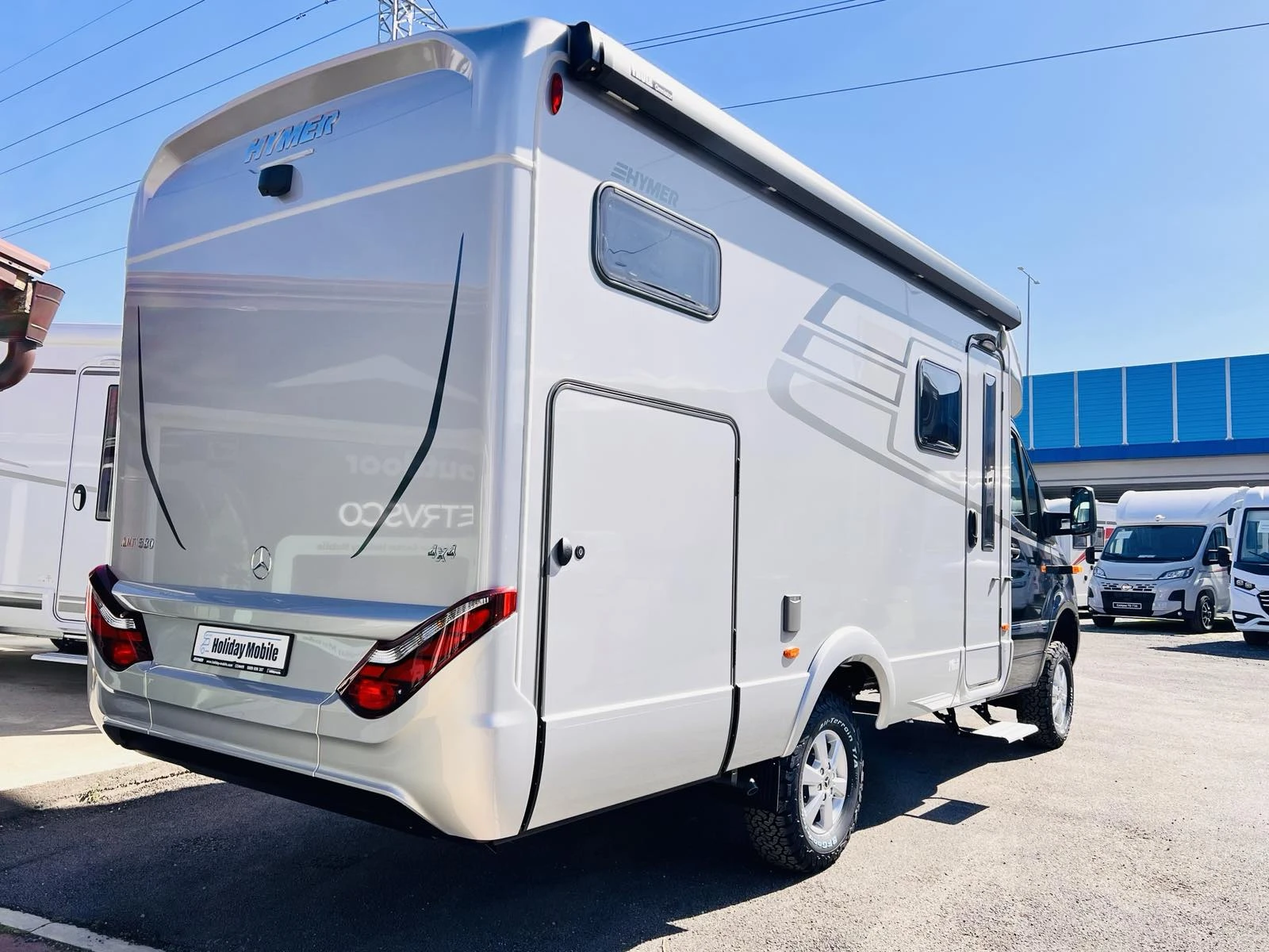 Кемпер HYMER / ERIBA 4X4 MERCEDES 3500 кг. , снимка 6 - Каравани и кемпери - 53837901