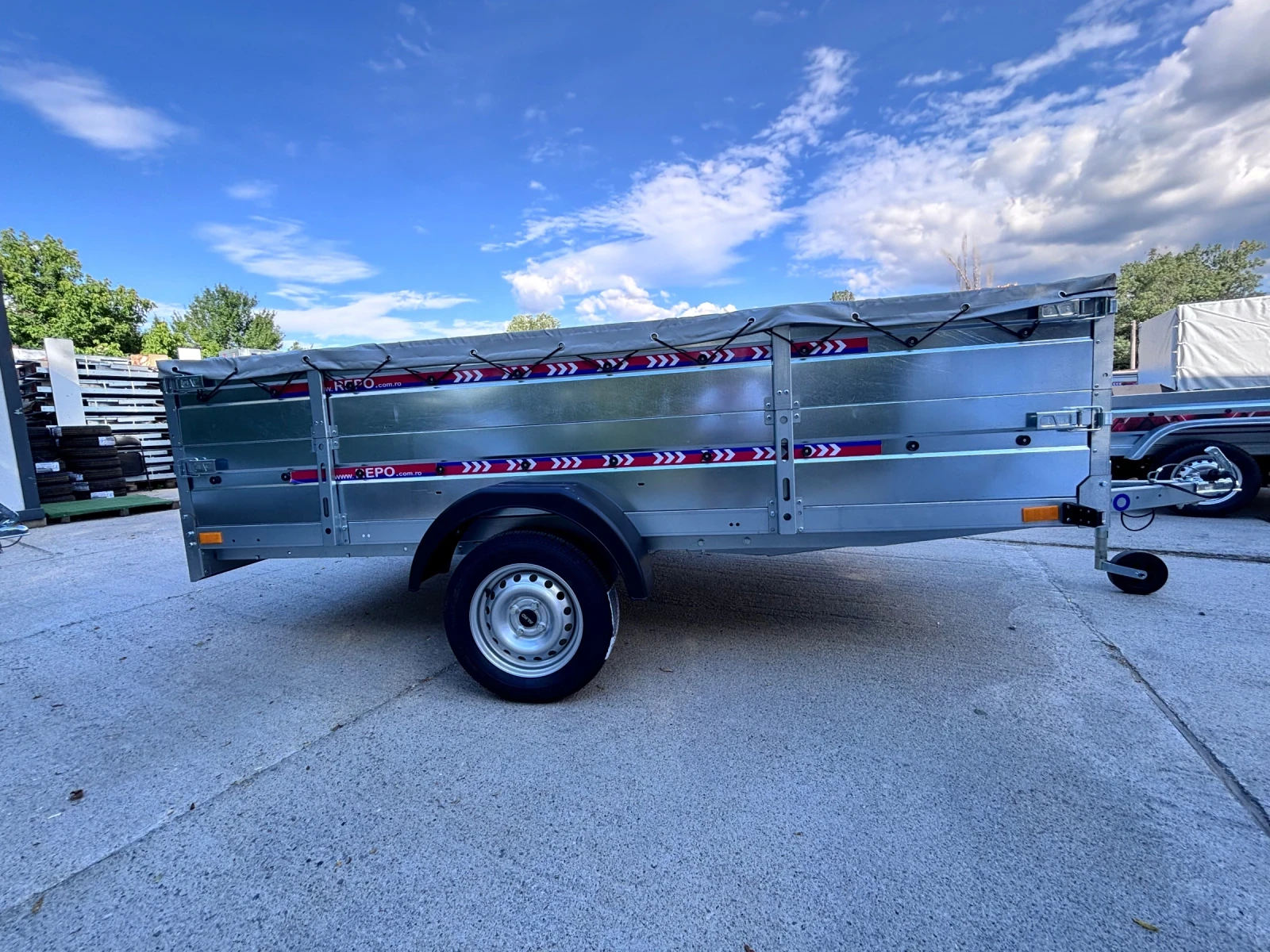 За автомобил Agados Repo Trailers Cargo 3м X 1.60м Х 0.6м ДВОЙНИ КАНАТ, снимка 7 - Ремаркета - 55223955