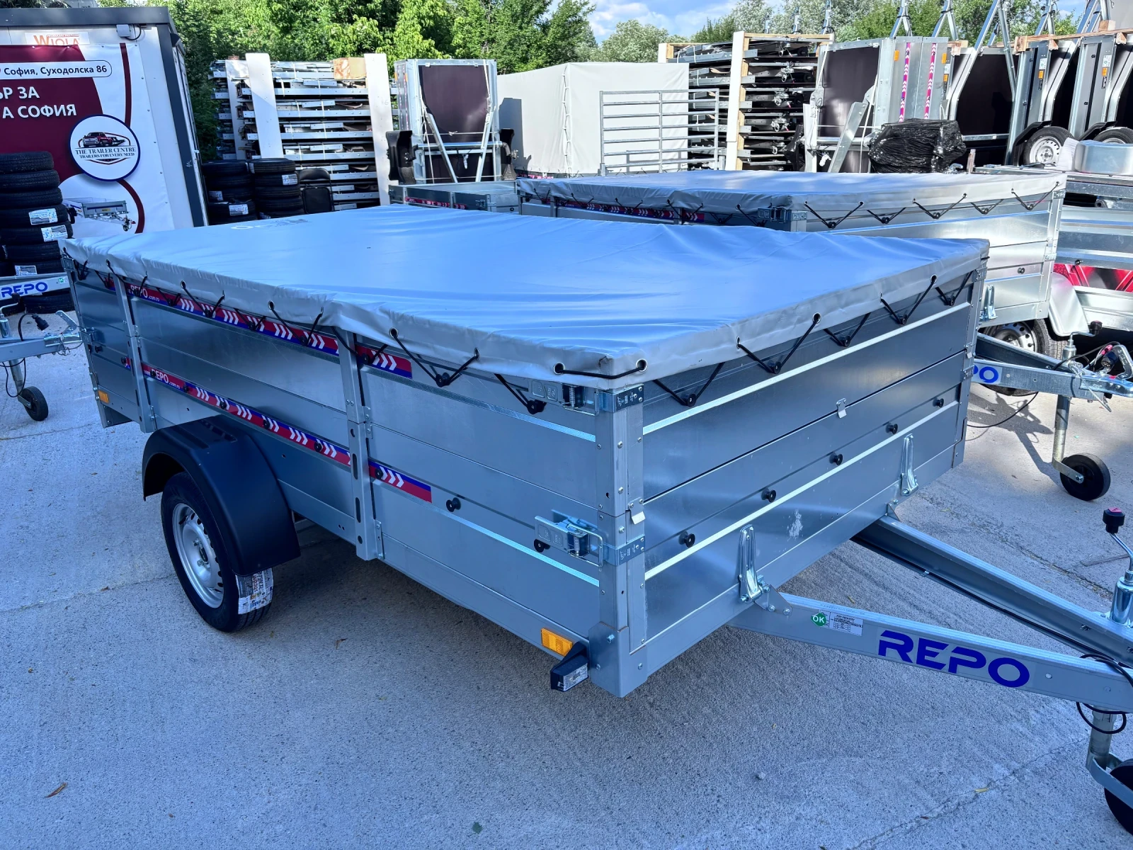 За автомобил Agados Repo Trailers Cargo 3м X 1.60м Х 0.6м ДВОЙНИ КАНАТ, снимка 5 - Ремаркета - 55223955