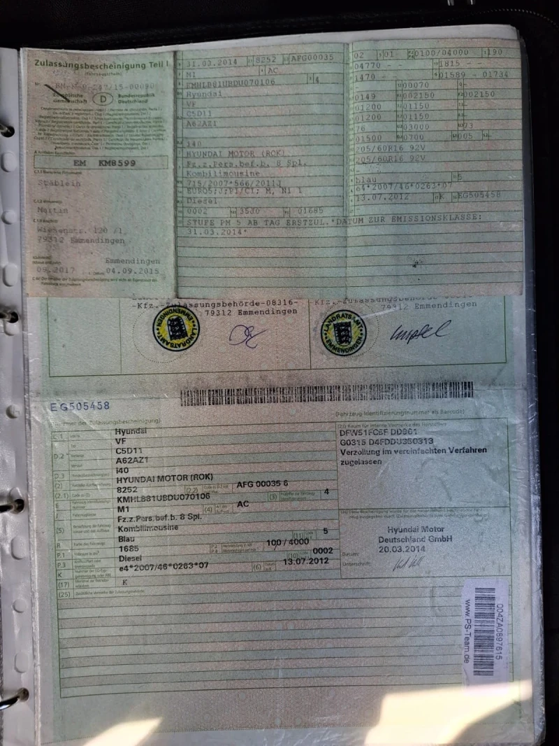 Hyundai I40 1.7 CRDI - 17500 лв. - 37295140 | Car24.bg