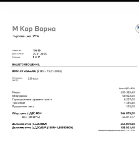 BMW X7 40d M-PRO INDIVIDUAL swarovski | Auto.bg — изображение 17