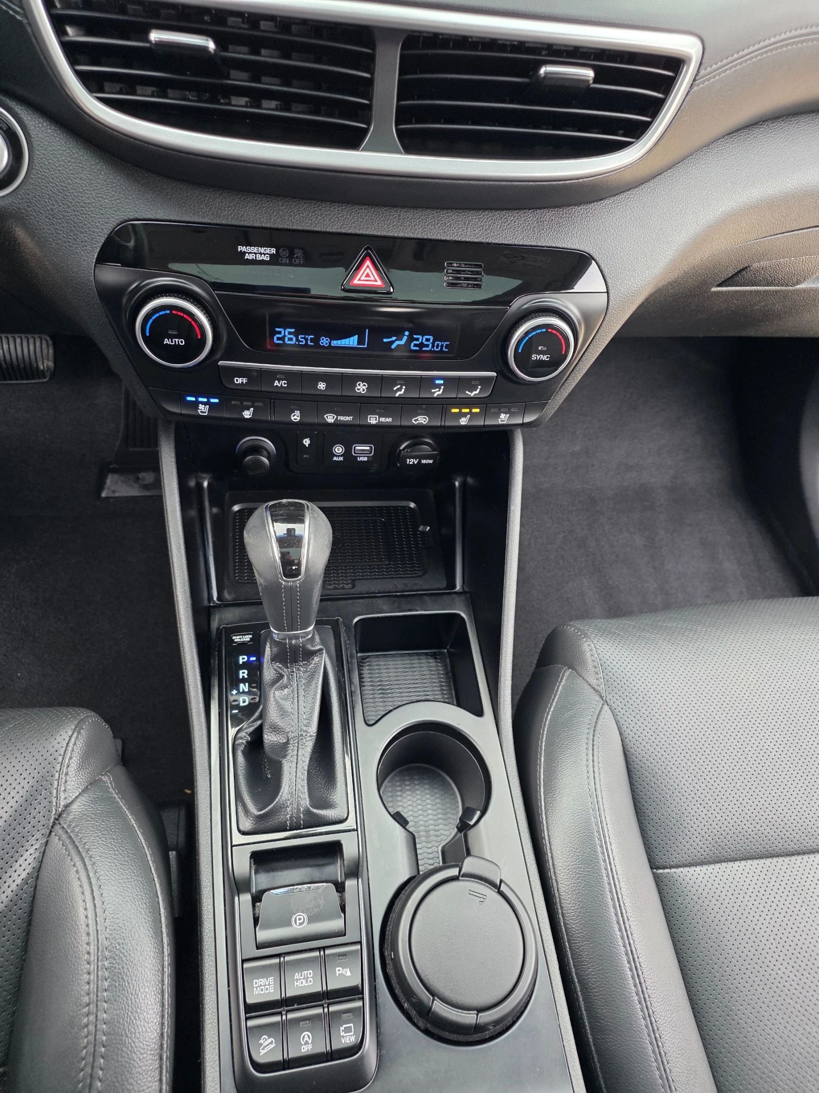 Hyundai Tucson 1.6 T-GDI 177к.с EURO 6d-4x4 -АВТОМАТИК-ШВЕЙЦАРИЯ, снимка 12 - Автомобили и джипове - 53540862