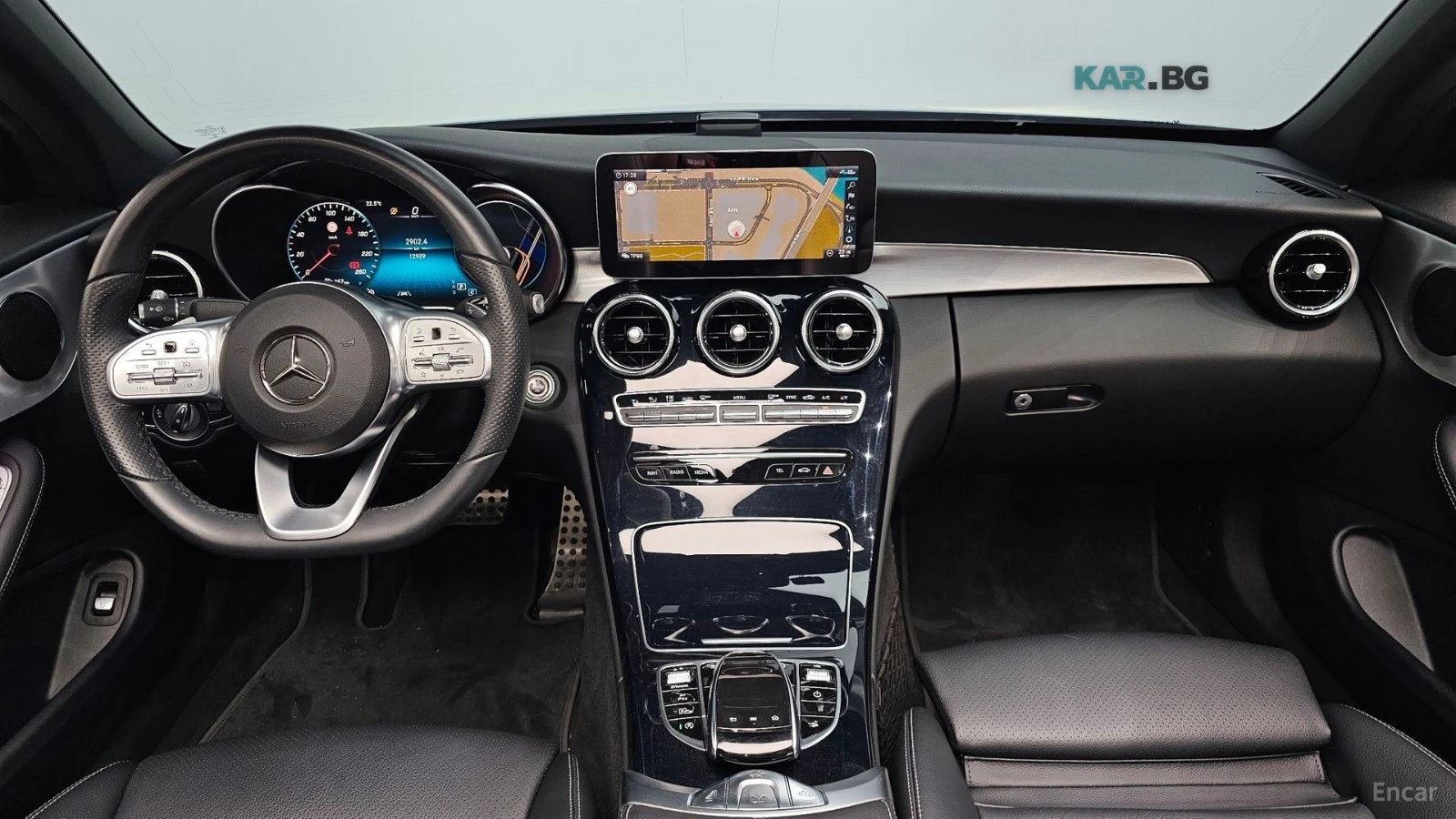 Mercedes-Benz C 200 CABRIO* HUD* КОЖА* НАВИ* ОБДУХВ* 360, снимка 7 - Автомобили и джипове - 55014636