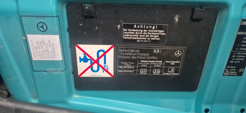 Mercedes-Benz Sprinter 311 2.2, снимка 8 - Бусове и автобуси - 53409767