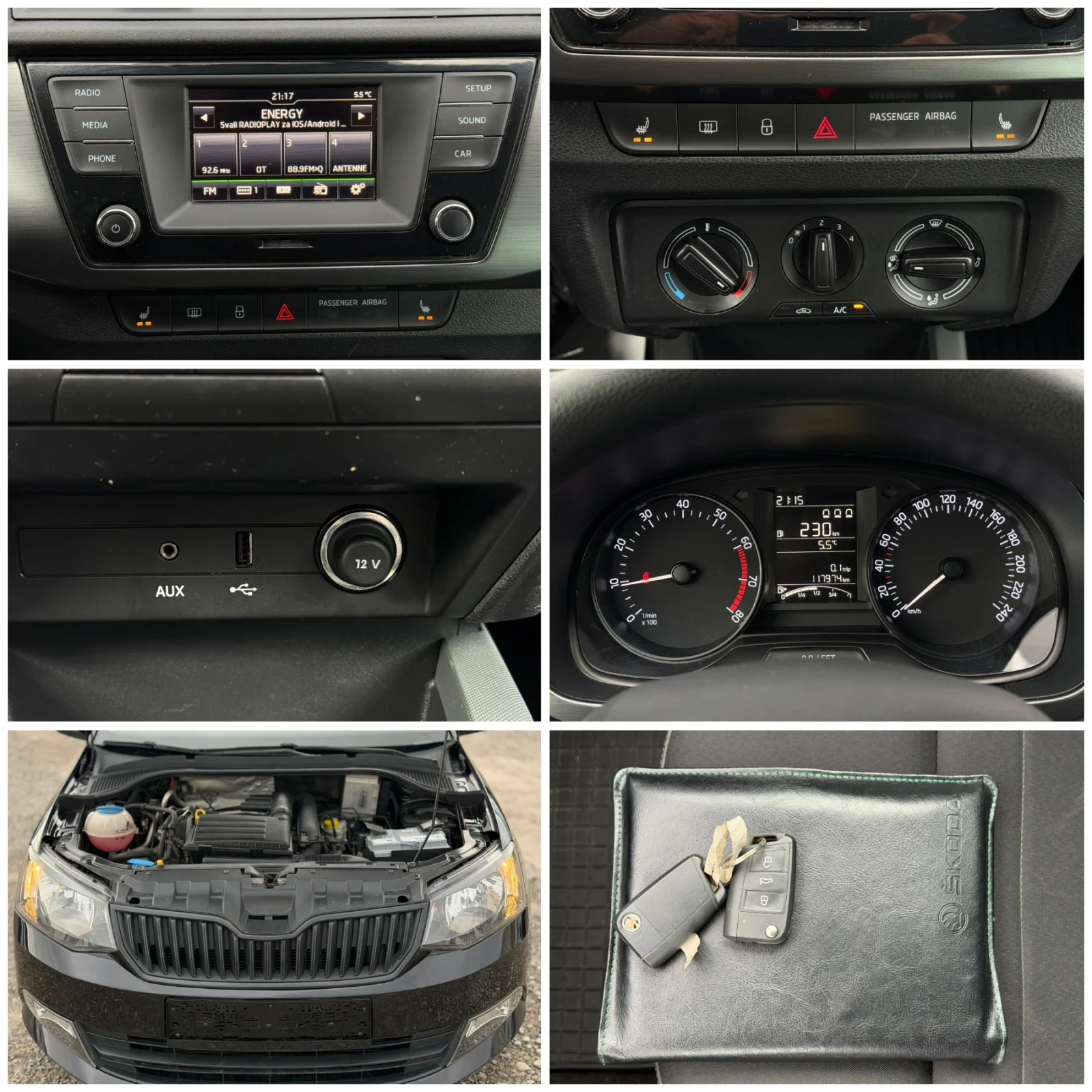 Skoda Fabia 1.2i 90�.� * ��������* * Euro-6*  | Mobile.bg � ����������� 16