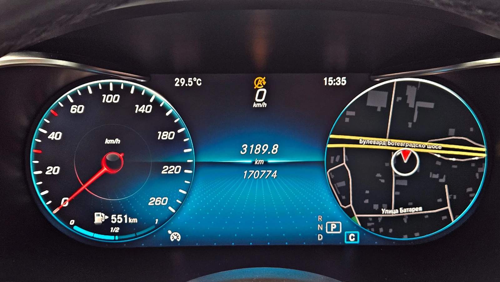 Mercedes-Benz C 220 AMG/4MAT/STELTH MATT/DIGITAL/PANO/CAMERA/ПОДГР/LIZ, снимка 9 - Автомобили и джипове - 55121884