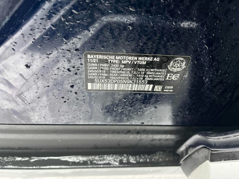 BMW X3 * xDrive30i * CARFAX * БЕЗ ПЪРВОНАЧАЛНА ВНОСКА, снимка 10 - Автомобили и джипове - 53022957