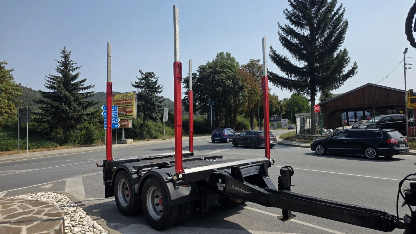 За камион Други SCHWARZMULLER За превоз на трупи\дървесина, снимка 2 - Ремаркета - 55852945