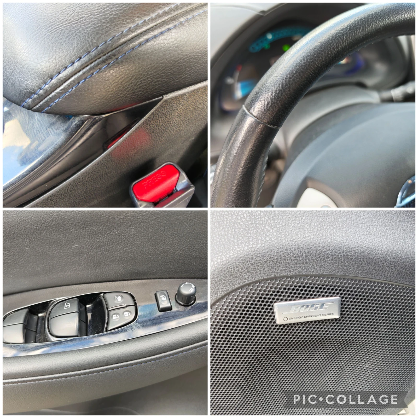 Nissan Leaf  92%SOH* 360cam* BOSE* TEKNA, снимка 14 - Автомобили и джипове - 56181798