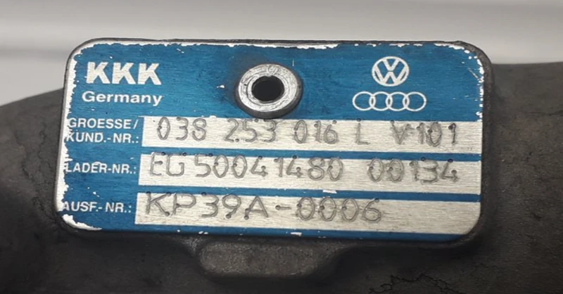 Турбо 038253016L - 1.9tdi 101hp Audi Seat Skoda VW, снимка 2 - Части - 41727273