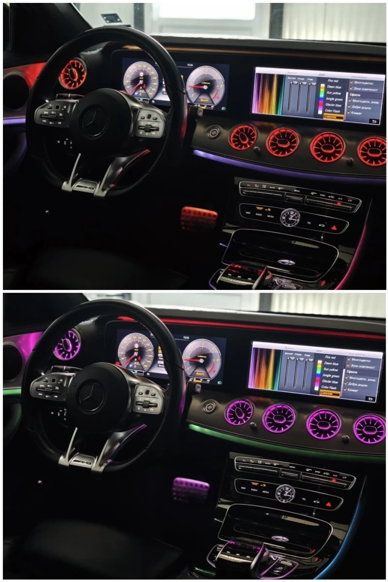 Mercedes-Benz E 220 AMG\PREMIUM\DIGITAL\, снимка 15 - Автомобили и джипове - 52507762