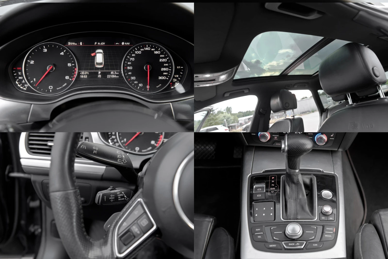 Audi A6 3.0 BiTDi S-line* Регистрирана* , снимка 11 - Автомобили и джипове - 55594243