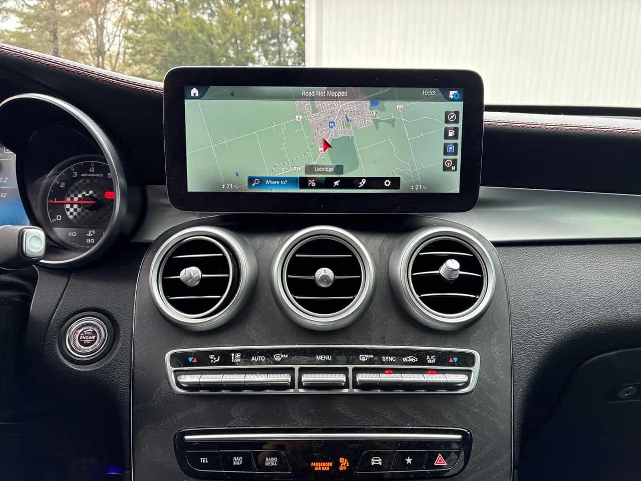 Mercedes-Benz GLC 43 AMG BURMESTER * PANO * KEYLESS *  ПОДГРЕВИ * CARFAX, снимка 9 - Автомобили и джипове - 54556759