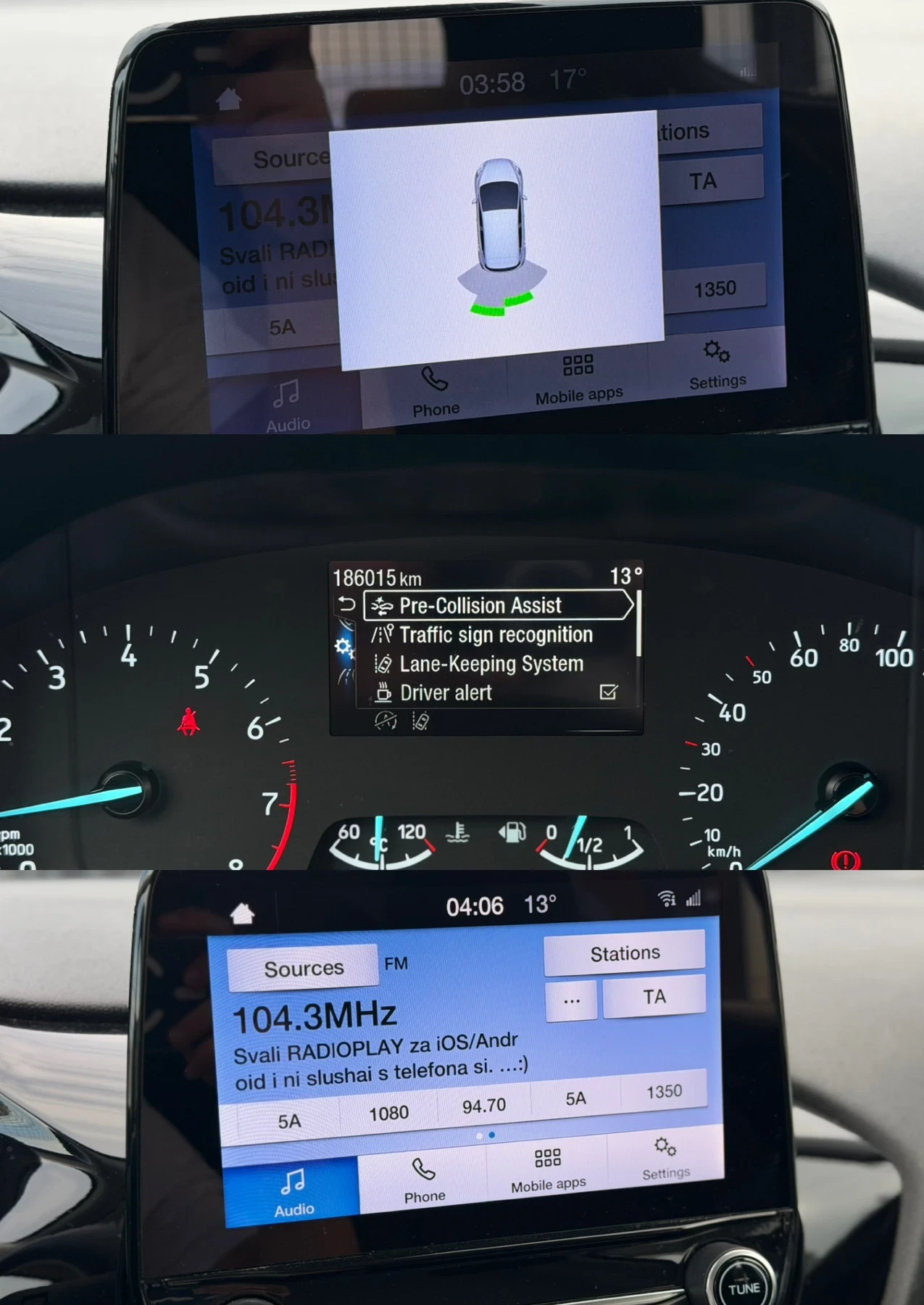 Ford Fiesta 1.0 EcoBoost / NAVI / LANE ASSIST , снимка 11 - Автомобили и джипове - 54043773