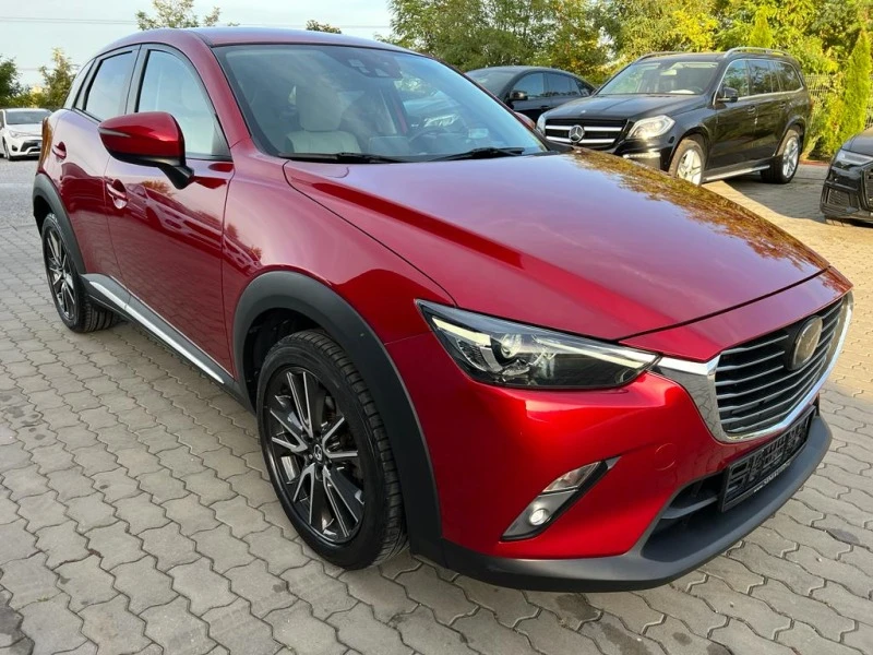 Mazda СХ-3 2.0i 4x4 Дистроник Автомат Нави Камера Кожа Подгр, снимка 2 - Автомобили и джипове - 42504380