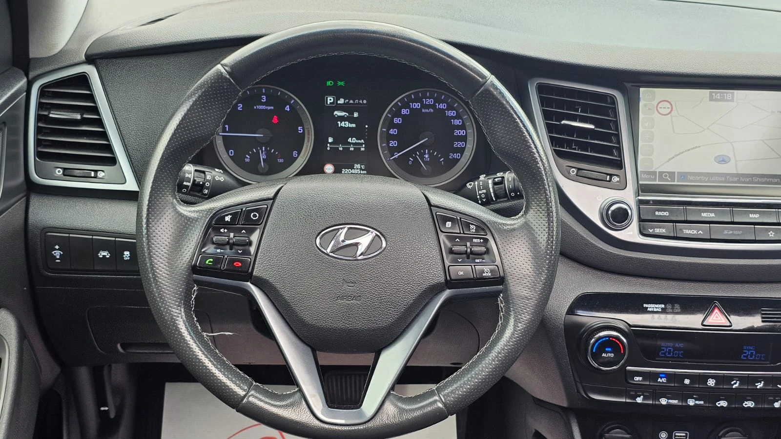 Hyundai Tucson Sound Edition 1.7CRDi 7DCT IT-ТОП СЪСТ-ЛИЗИНГ, снимка 10 - Автомобили и джипове - 55282853