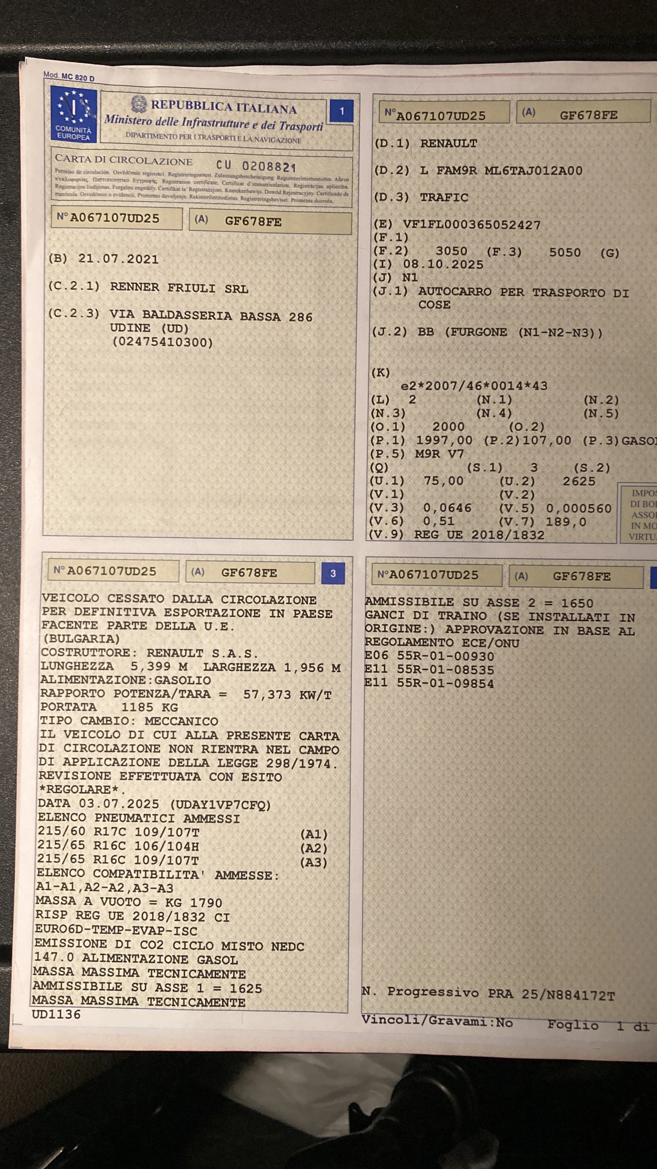 Renault Trafic 2.0 145ks EVRO6 131000 km | Mobile.bg � ����������� 11