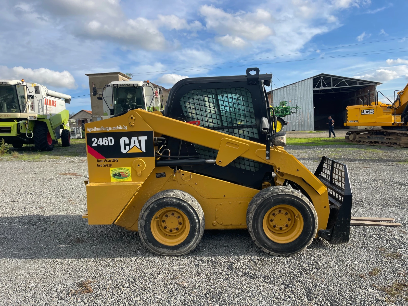 Мини челни товарачи Cat 246 D КОФА+ ВИЛИЦИ ЛИЗИНГ - изображение 8