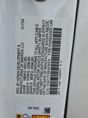 Honda Accord 1.5L 4 Front-wheel Drive - изображение 7