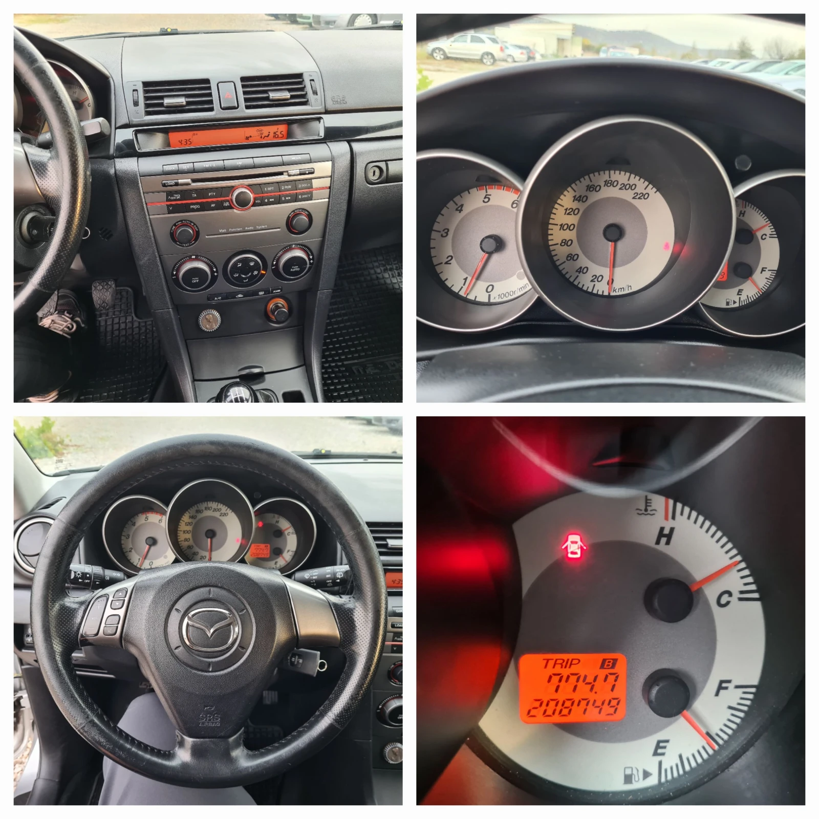 Mazda 3 1.6 HDI 90kc FEISLIFT.  208000km | Mobile.bg — изображение 13