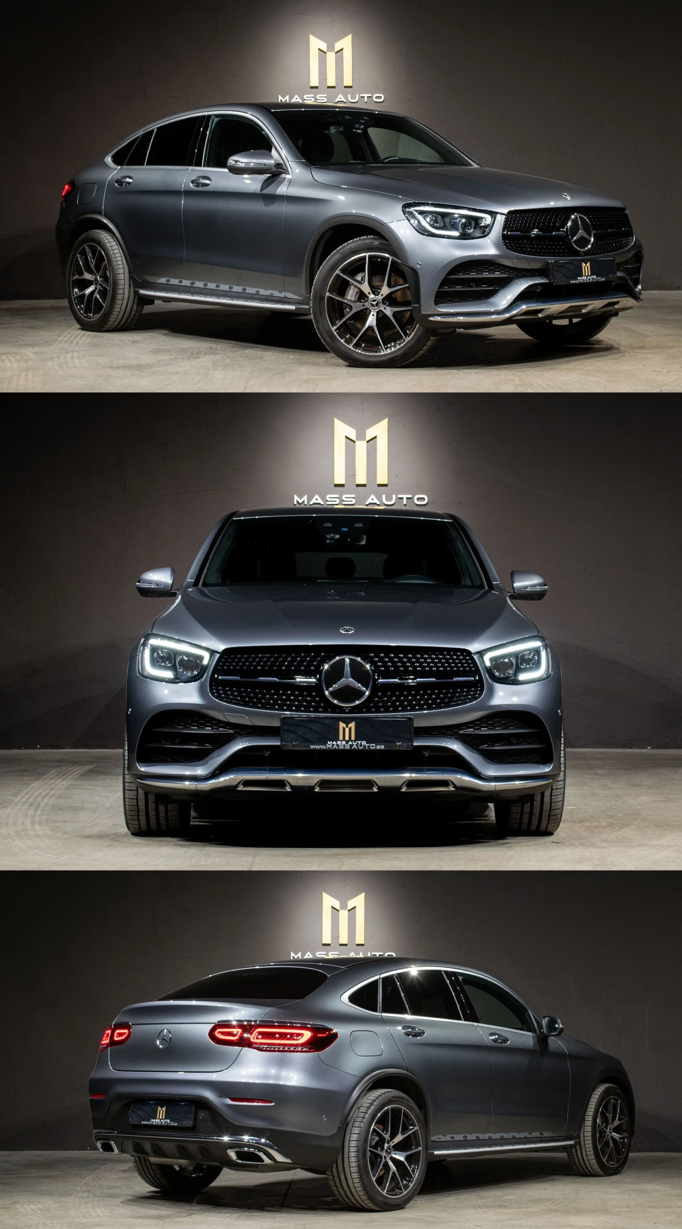 Mercedes-Benz GLC 400 d/Coupe/Designo/AMG/Airmatic/ПълнаСервизнаИстория - изображение 2